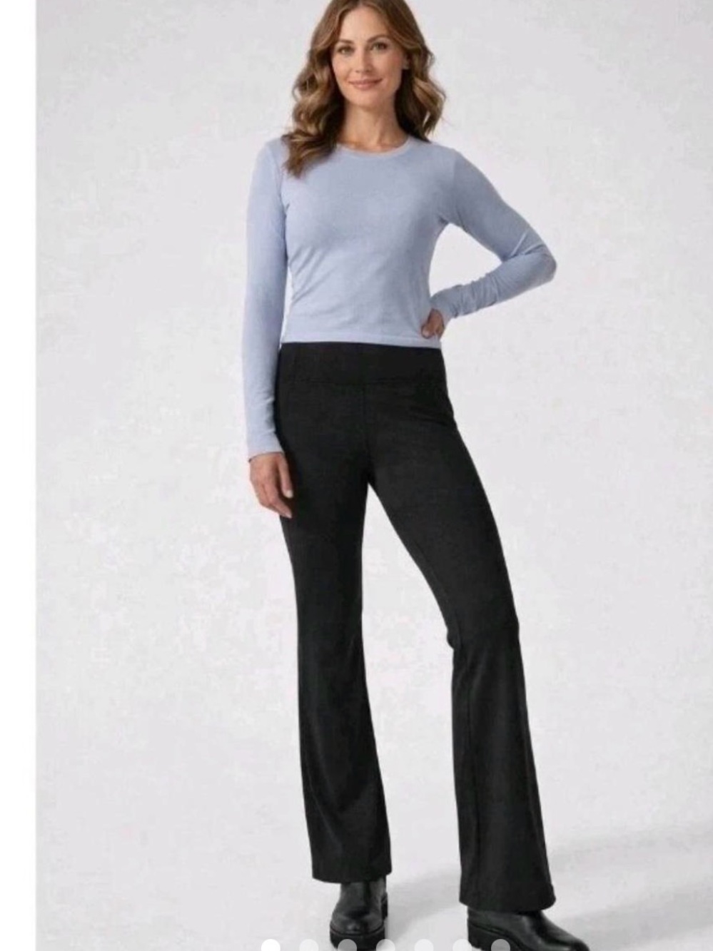 Athleta Black Delancey Flare leggings